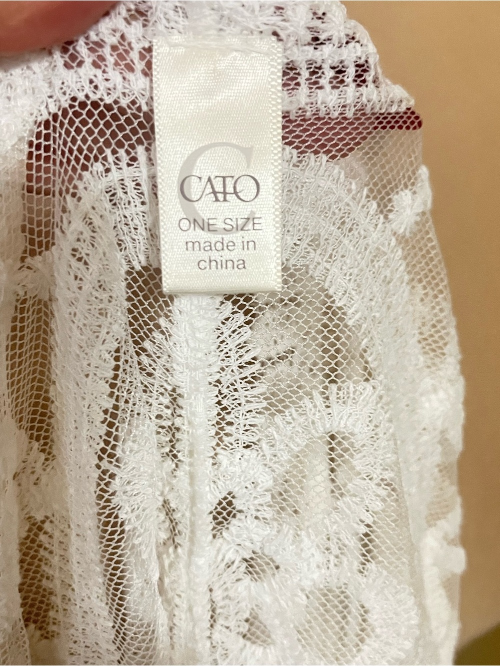 White Boho Lace Kimono Duster Floral Embroidered Festival Coverup One Size NWOT - Picture 2 of 9